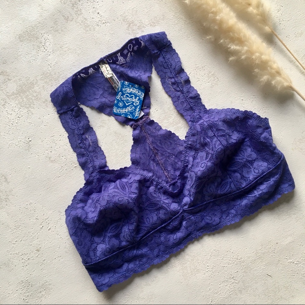 FREE PEOPLE! Galloon lace racerback bralette